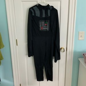 Darth Vader Star Wars Halloween Costume w Cape Med